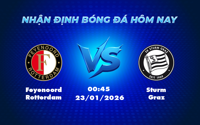 feyenoord rotterdam sturm graz 23 01 c2