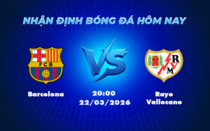 barcelona rayo vallecano 22 03 la liga